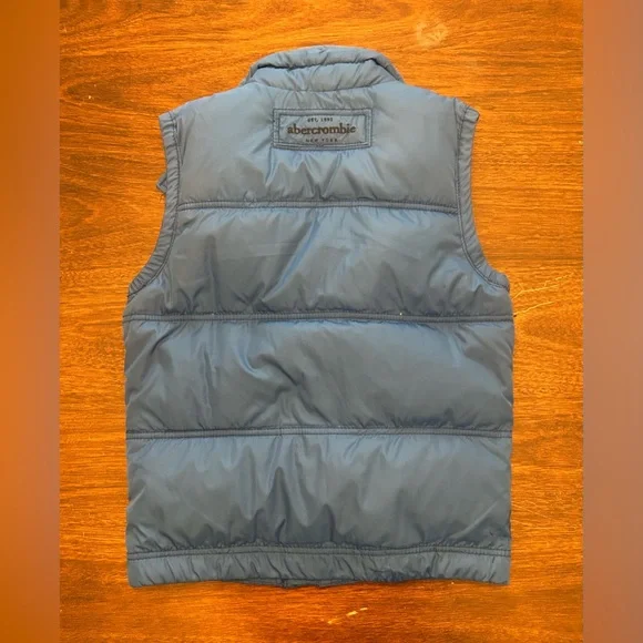 Abercrombie & Fitch Royal Blue Quilted Puffer Vest - Picture 2 of 4